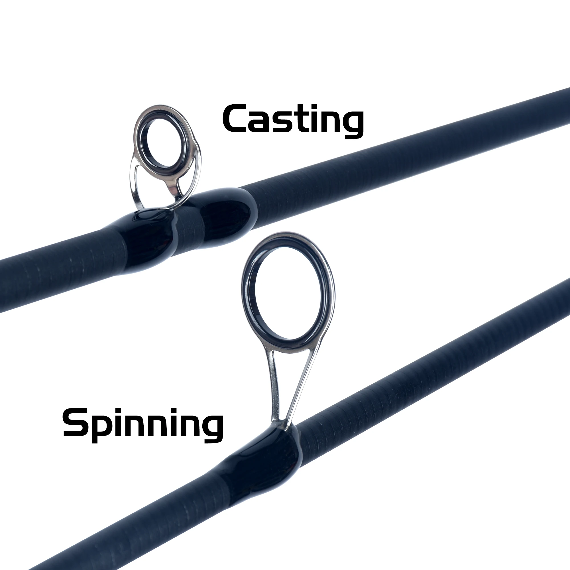 BIUTIFU Caña de Viaje Ultraligera de Carbono para Spinning ligero - imagen 5