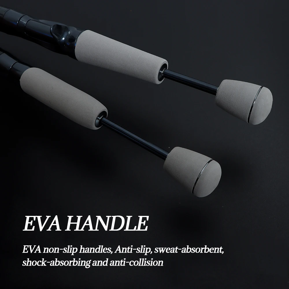 TOLU 2025 nueva serie Smallfish señuelo caña de pescar diseño súper ligero 2 secciones 1,5/1,68 m guía FUJI Original mango segmentado Eva - imagen 5