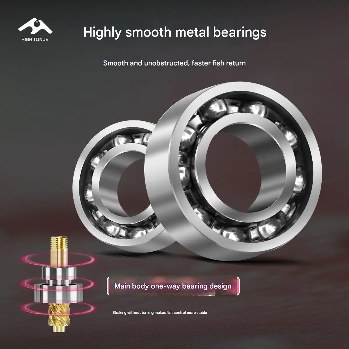 Carrete de pesca giratorio con mango de EVA, relación de engranaje 5,2: 1, carrete de Metal, arrastre máximo, rueda de carrete de pesca giratoria ligera de 14 libras - imagen 3