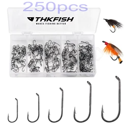 Anzuelos Ninfa THKFISH con púas – Vástago para trucha