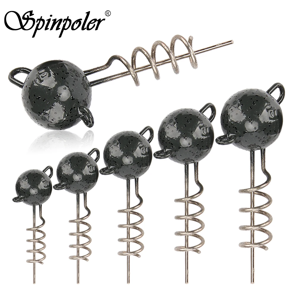 Spinpoler Jig Head con tornillo para lucio - imagen 4
