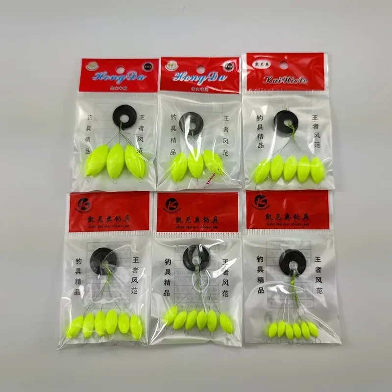5 paquetes/lote flotador de Pesca de siete estrellas 8mm-22mm 6 tamaños flotador de Pesca de carpa accesorios de aparejos de Pesca boyas de Pesca J544 - imagen 2