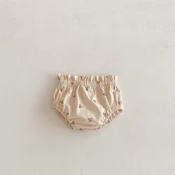 Pantalón corto pesca floral – Algodón transpirable cintura elástica