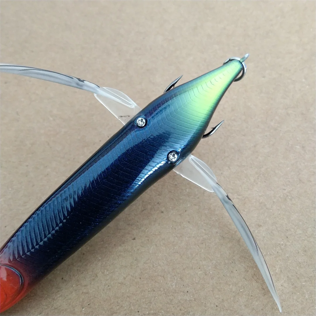 Señuelo de pesca con lápiz sobre orugas de libélula Topwater, 80mm, 6,5g, cebo duro flotante superficial para aparejos de pesca lubina, 1 ud. - imagen 2