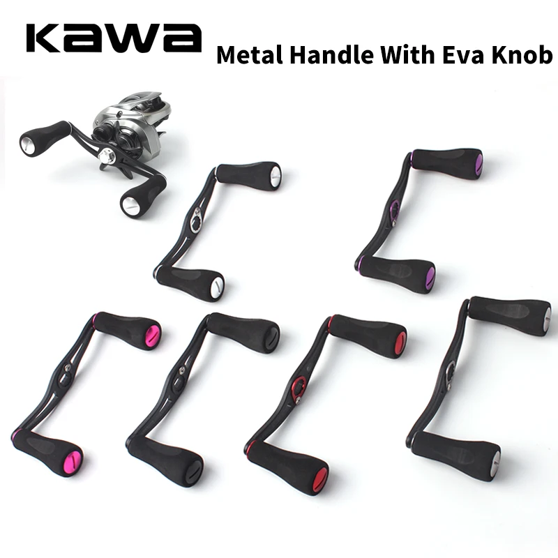 Kawa nuevo carrete de pesca mango de Metal con perilla de Eva longitud 110mm 36,5 g/pc traje Dai/Ab/Shi carrete de fundición accesorio de aparejos DIY - imagen 3
