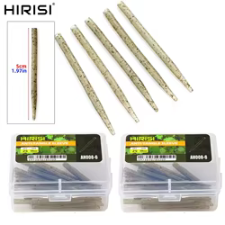 Hirisi 25/50 Uds. Mangas antienredos para pesca de carpa conectar con gancho para aparejos terminales de pesca de carpa accesorios de pesca