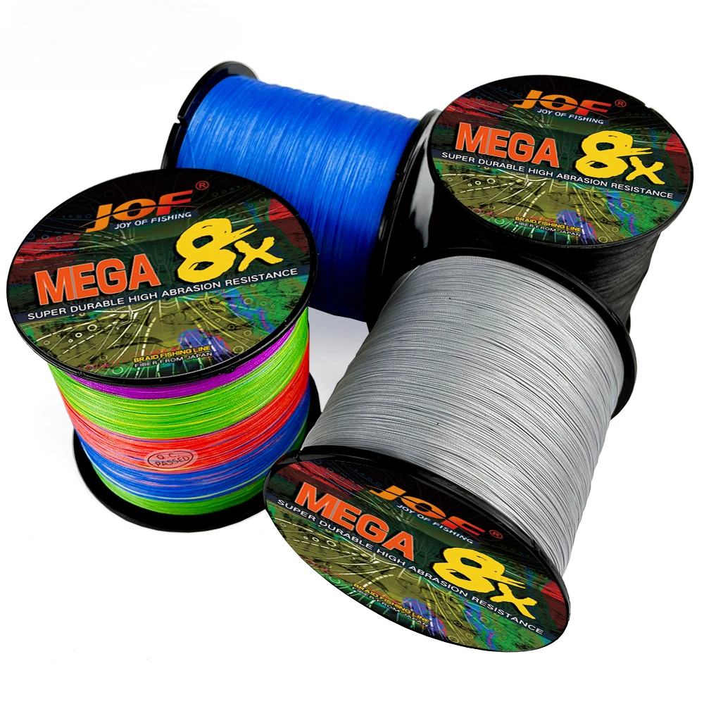 Línea de pesca trenzada japonesa colorida, 8 hebras, 12 hebras, líneas multifilamento líder de lubina, cable de 18-120LB, 0,14mm-0,55mm, 500M-100M - imagen 2