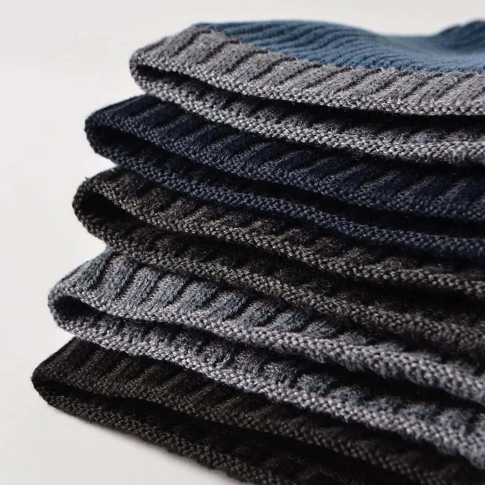 Gorro de punto con cobertura a prueba de viento para invierno cálido - imagen 4