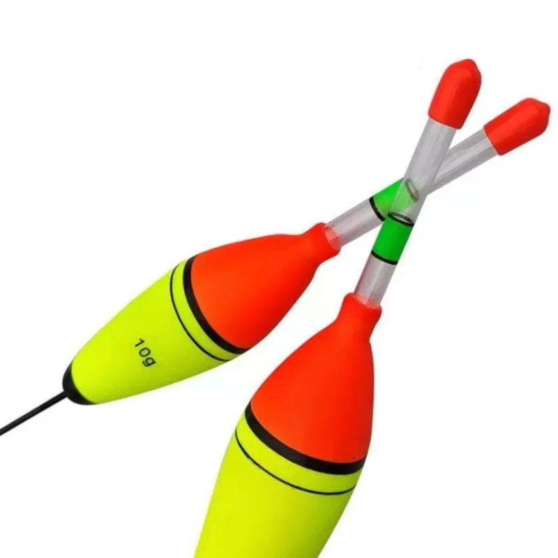 Flotador de pesca luminoso largo EVA, iluminación nocturna Vertical, accesorios de pesca, 10/20/30g - imagen 2