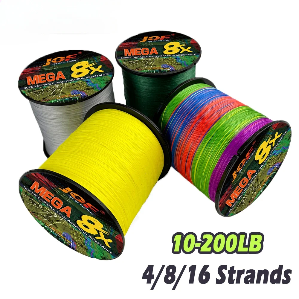 Línea de pesca JOF 500M 4/8/16 hebras alambre trenzado multifilamento resistente al desgaste x4/x8/x16 10LB-200LB accesorios de pesca línea PE - imagen 5
