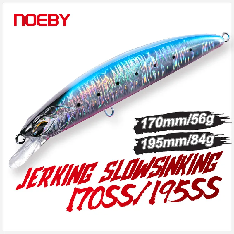 Noeby Minnow - Señuelo de hundimiento lento para atún en mar abierto