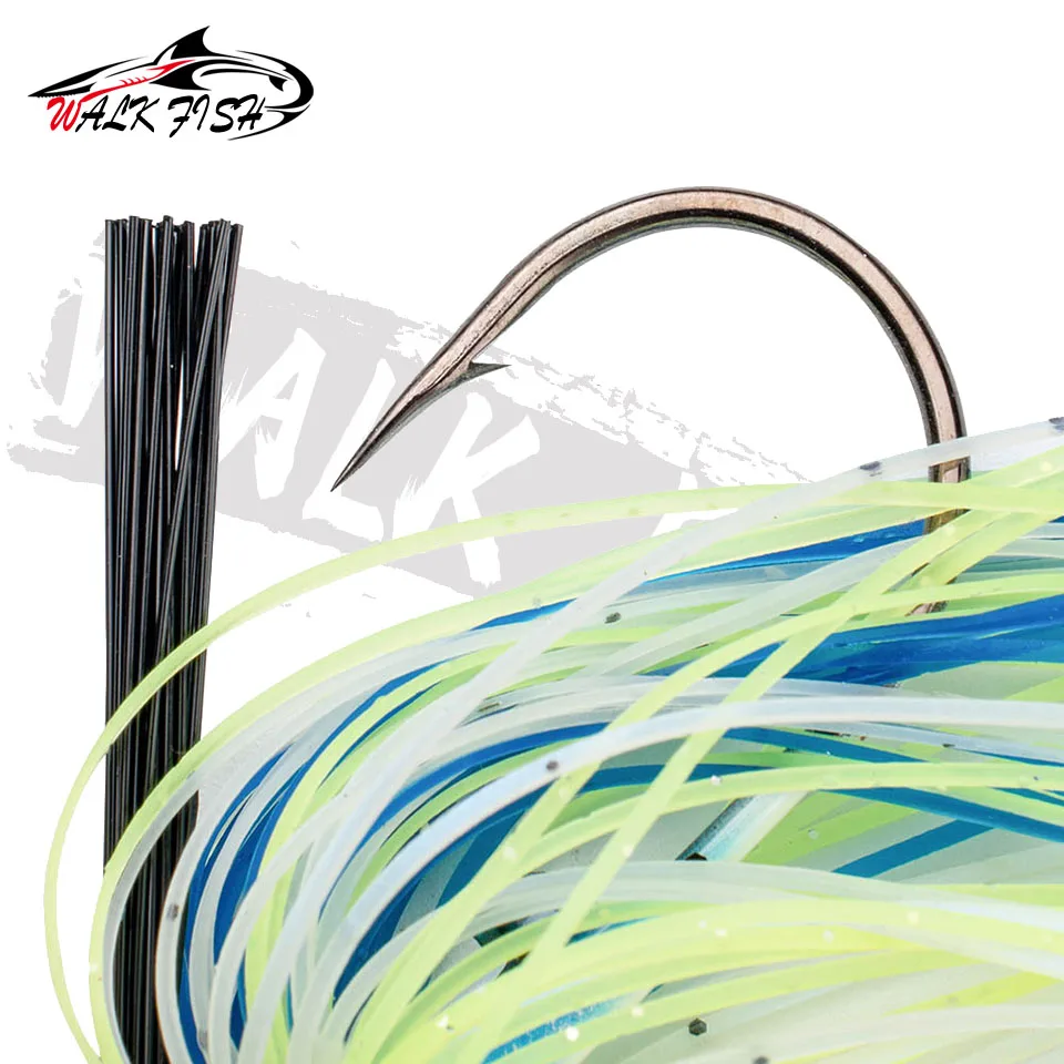 WALK FISH-Cebo giratorio de 12G y 15G para pesca de lubina, señuelo de pesca, cebo flotante, Wobbler para aparejos de pesca de lubina - imagen 5