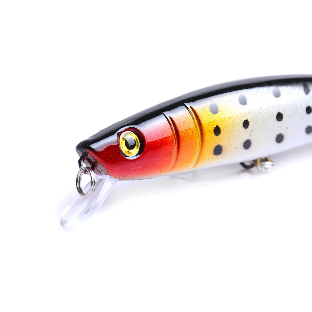 Juego de Señuelos de Pesca Jerkbait Minnow Crankbait, Kit de cebo duro, Wobbler Artificial para Lucio, Trolling, aparejos de pesca de carpa, Swimbait, 10 Uds. - imagen 3