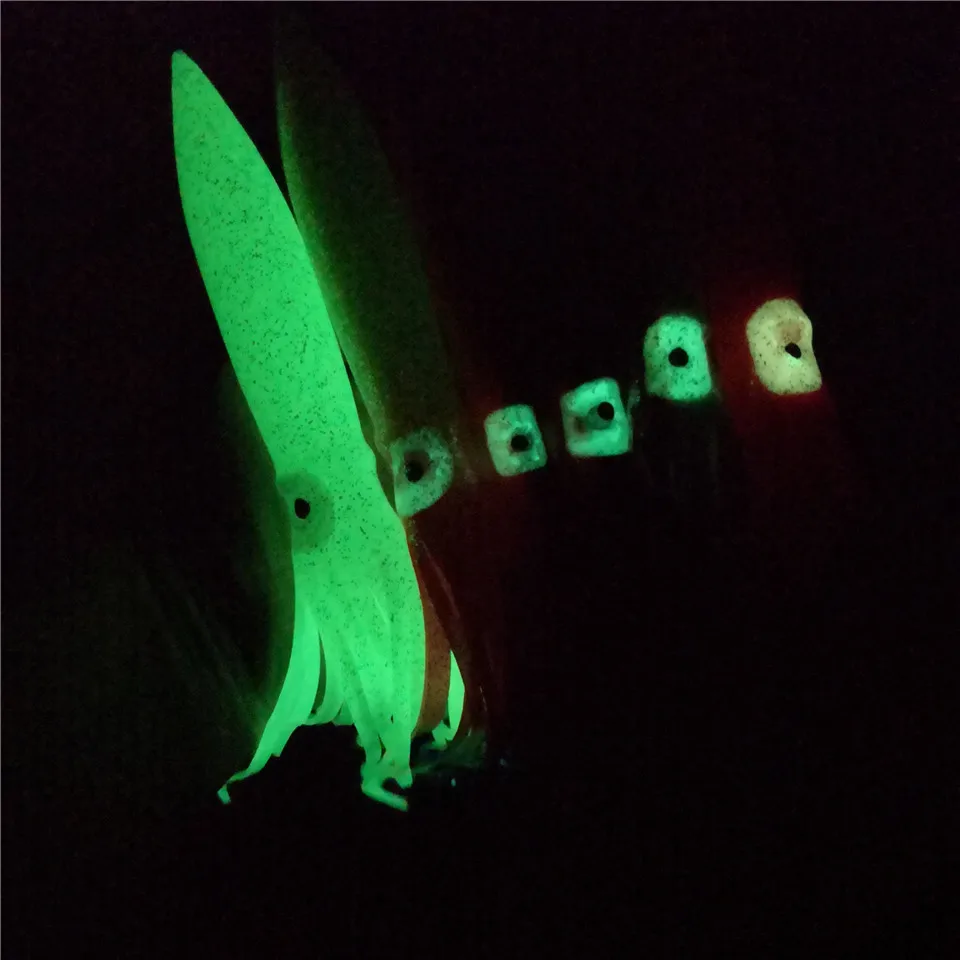 Faldas de pulpo de repuesto para curricán, falda de señuelos de pulpo, señuelo de pesca suave, falda aparejada, juego de pesca de atún Marlin - imagen 2