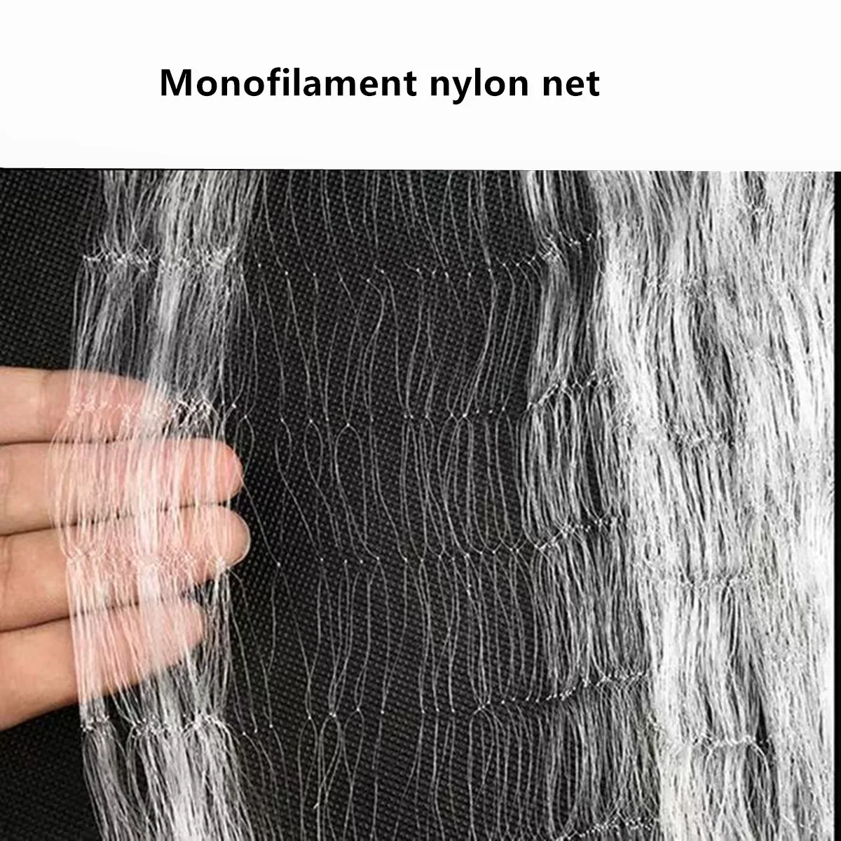 Red De Pesca De nailon Monofilamento, red De enmalle De fregadero De 3 capas para cebo De Pesca, profundidad De 1,5 m a 6m, longitud De 20m a 90m, malla De 25mm-60mm - imagen 2