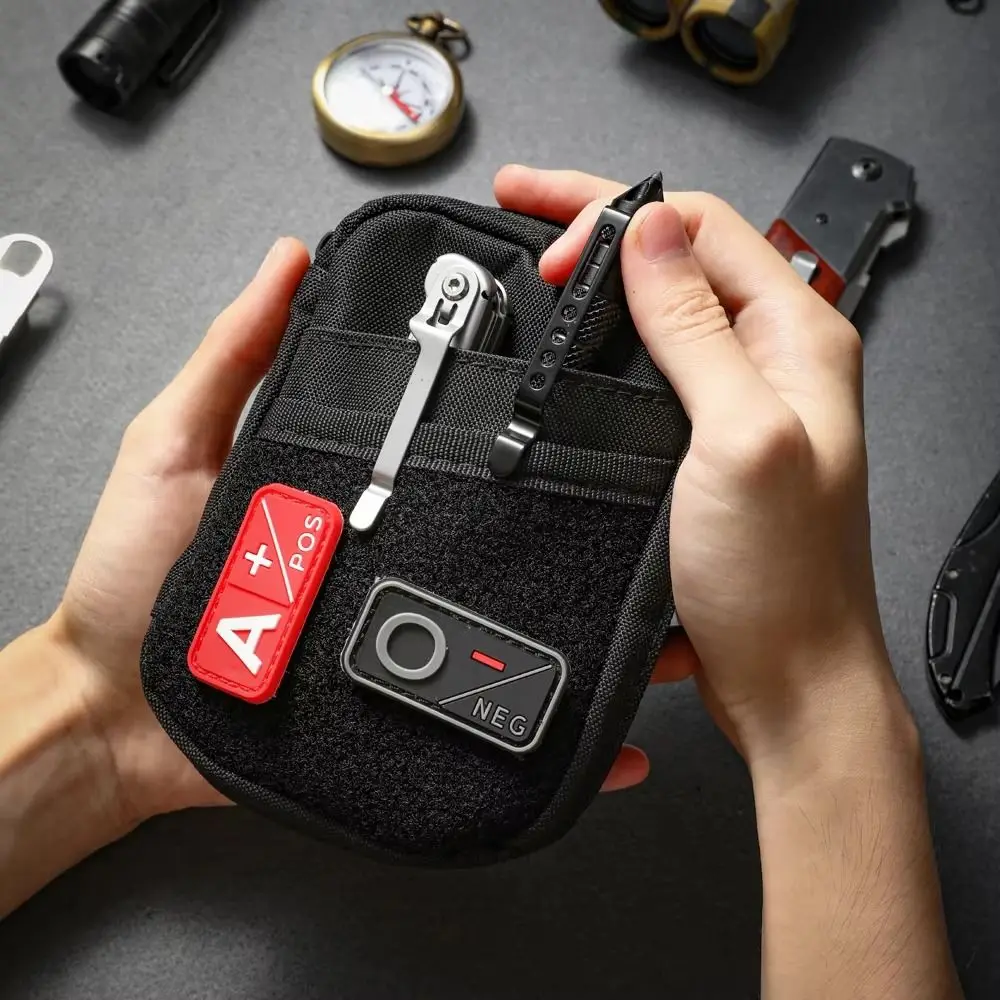 Bolsa para artículos diversos, bolsa organizadora EDC, bolsillo para herramientas, bolsa EDC multifuncional, Mini billetera, bolsa de almacenamiento de herramientas multiherramientas - imagen 3