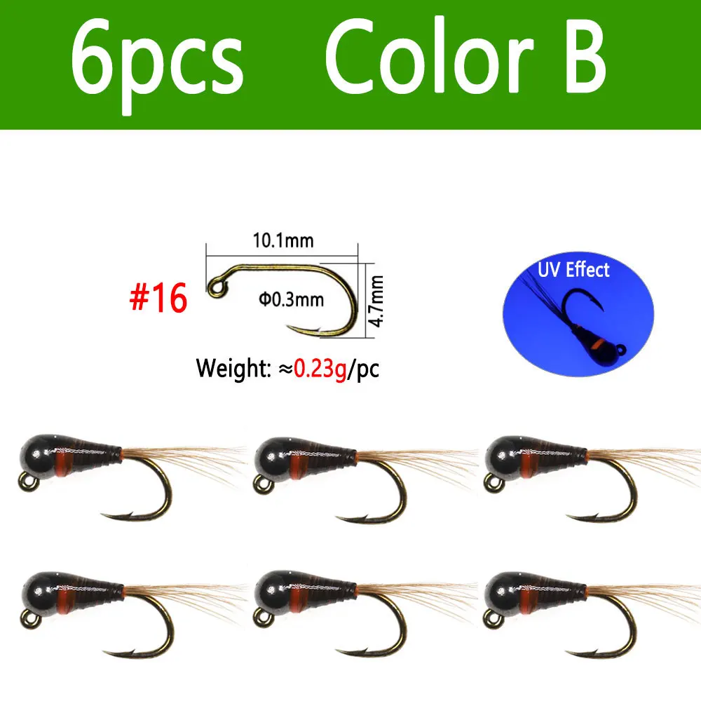 6pcs Color B