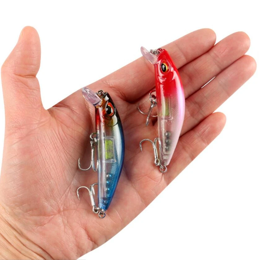 Señuelo de pesca de pececillos, cebo Artificial duro que se hunde, carpas, Crankbait, aparejos de pesca, 7cm, 11g, 1 unidad - imagen 2