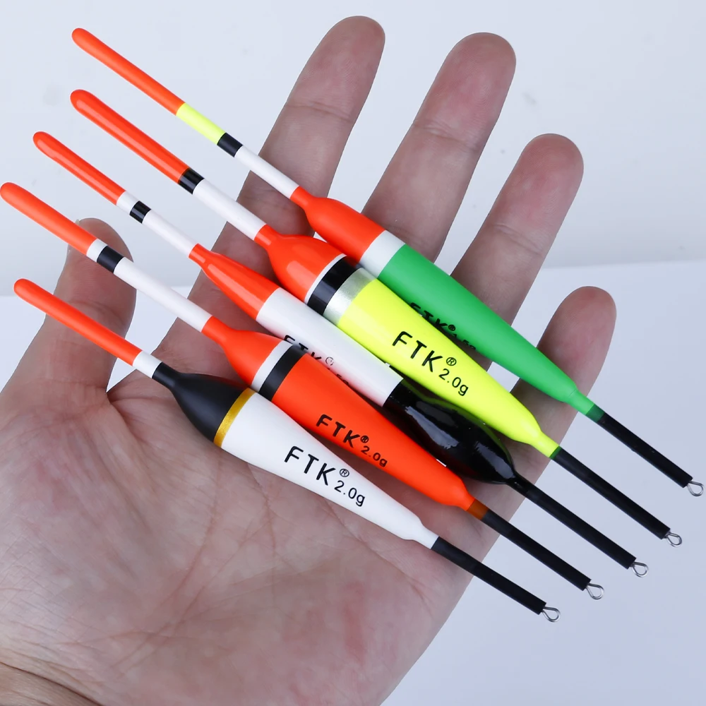 NGB 5 unids/lote flotador de pesca flotadores de abeto para boya de pesca de carpa tamaño 1,5-2g 13,5-17 cm flotadores de luz de pesca Multicolor - imagen 4