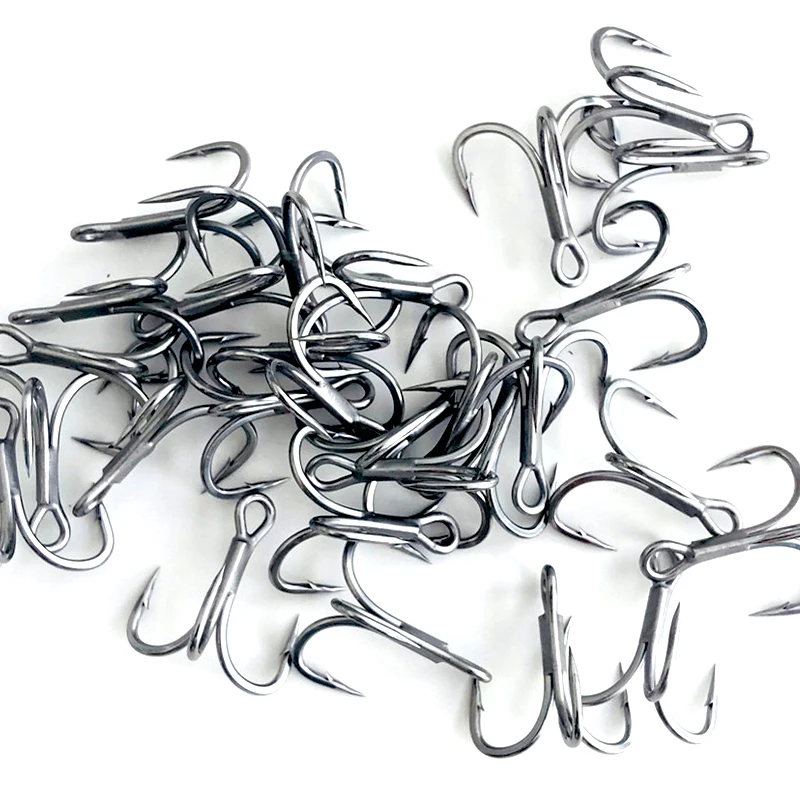 TAKEDO 6066-4X-NP Anzuelo triple UltraAntirust Anzuelos de pesca triples 1/0 - 8 #   Anzuelo para pesca en agua dulce y salada - imagen 4