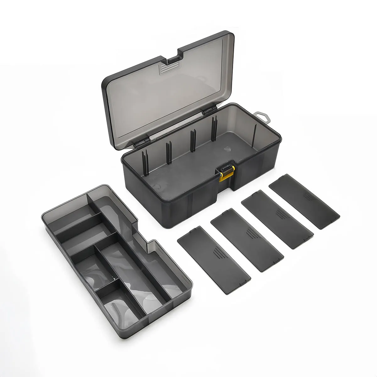 Caja de aparejos de pesca de gran capacidad, accesorios de pesca, caja de almacenamiento de herramientas, anzuelo, señuelo, caja de cebo falso, suministros de pesca - imagen 4