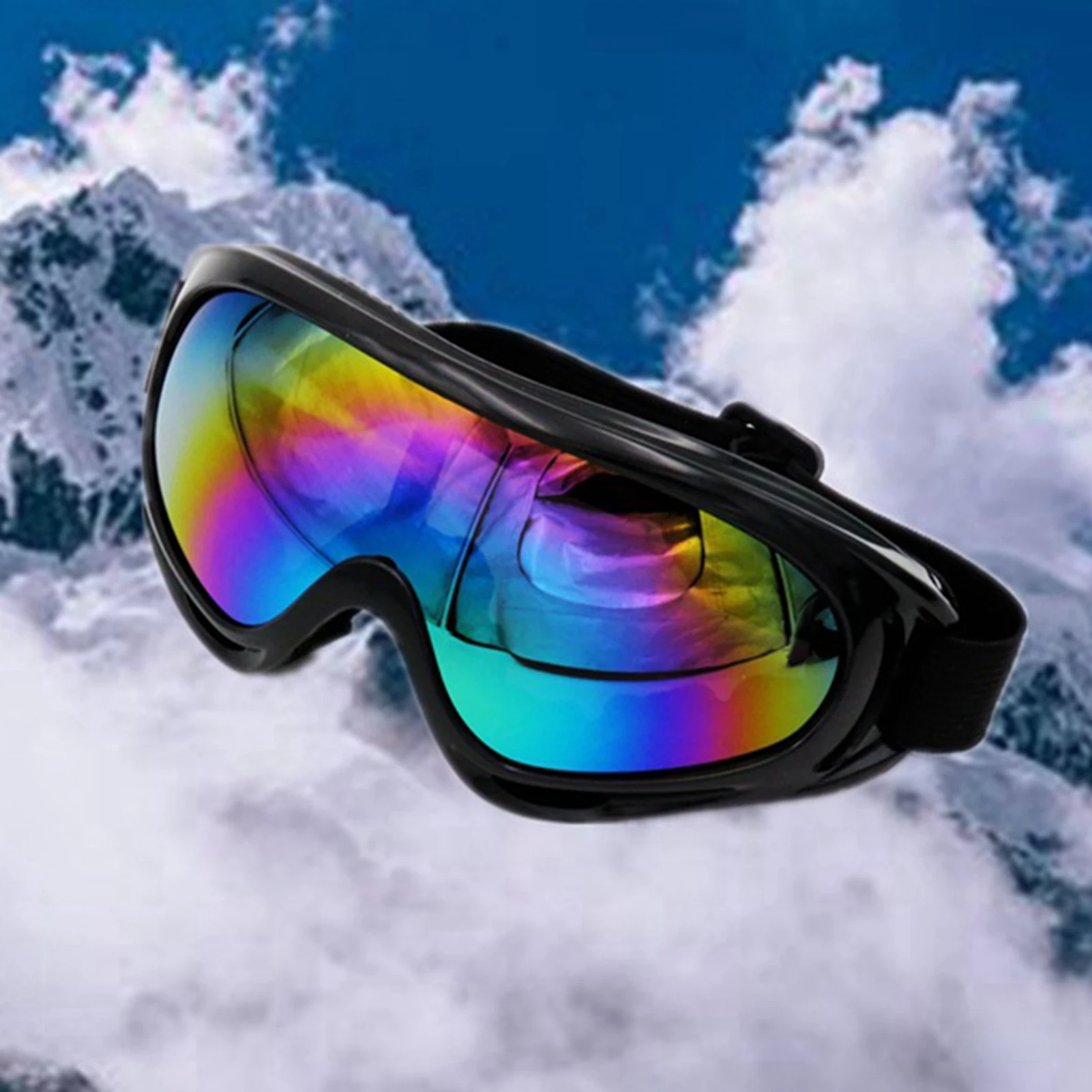 Gafas de esquí de invierno, lentes coloridas a la moda, gafas a prueba de viento a prueba de rana, ciclismo al aire libre, montar, esquiar, gafas de moda - imagen 4
