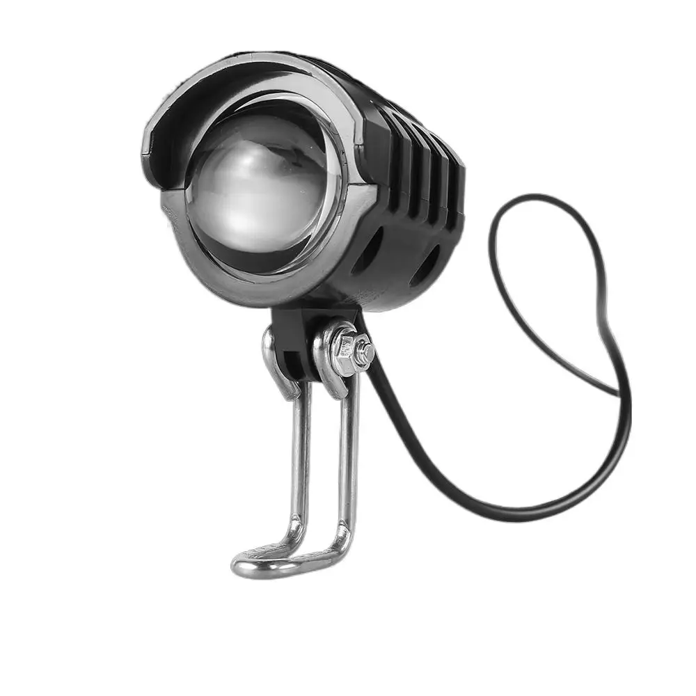 Faro de bicicleta eléctrica de 6V IPX6, resistente al agua, LED, lámpara de faro para bicicleta, conversión de Motor medio, 150LUX, luz para bicicleta de montaña - imagen 2