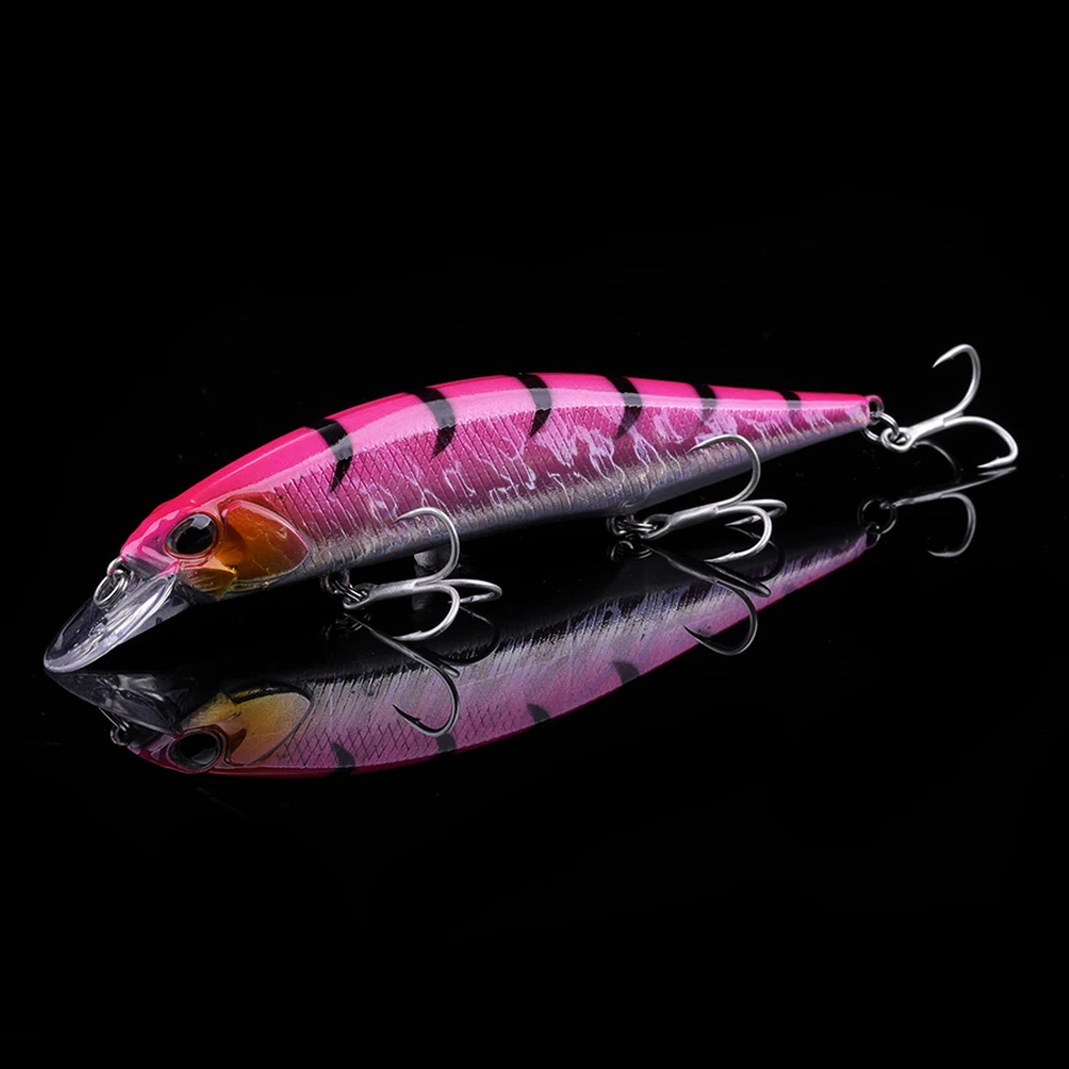 WALK FISH 13cm 19g Minnow Señuelos de Pesca ojos artificiales 3d flotante Swimbait Crankbaits cebos duros carpa mar Pesca aparejos de Pesca - imagen 5