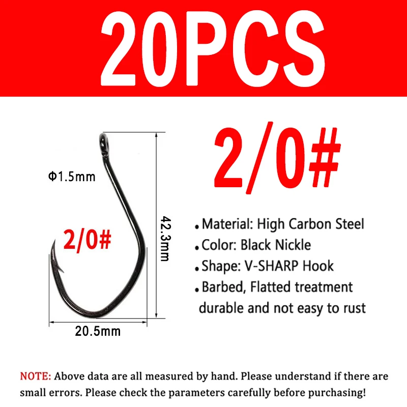 Size 2I0 20PCS