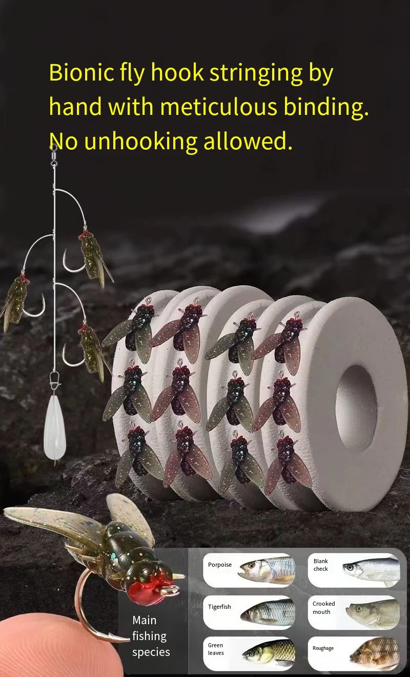 Señuelo de goma suave para pesca en agua salada