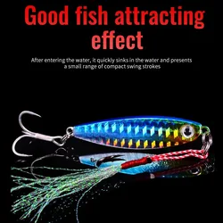 Señuelo de Pesca de 7/10/15/20/30G, lentejuelas de Metal, Crankbait, Jig Shads, cuchara, cebos artificiales, Wobbler de lubina, cebo giratorio, Señuelos de mar