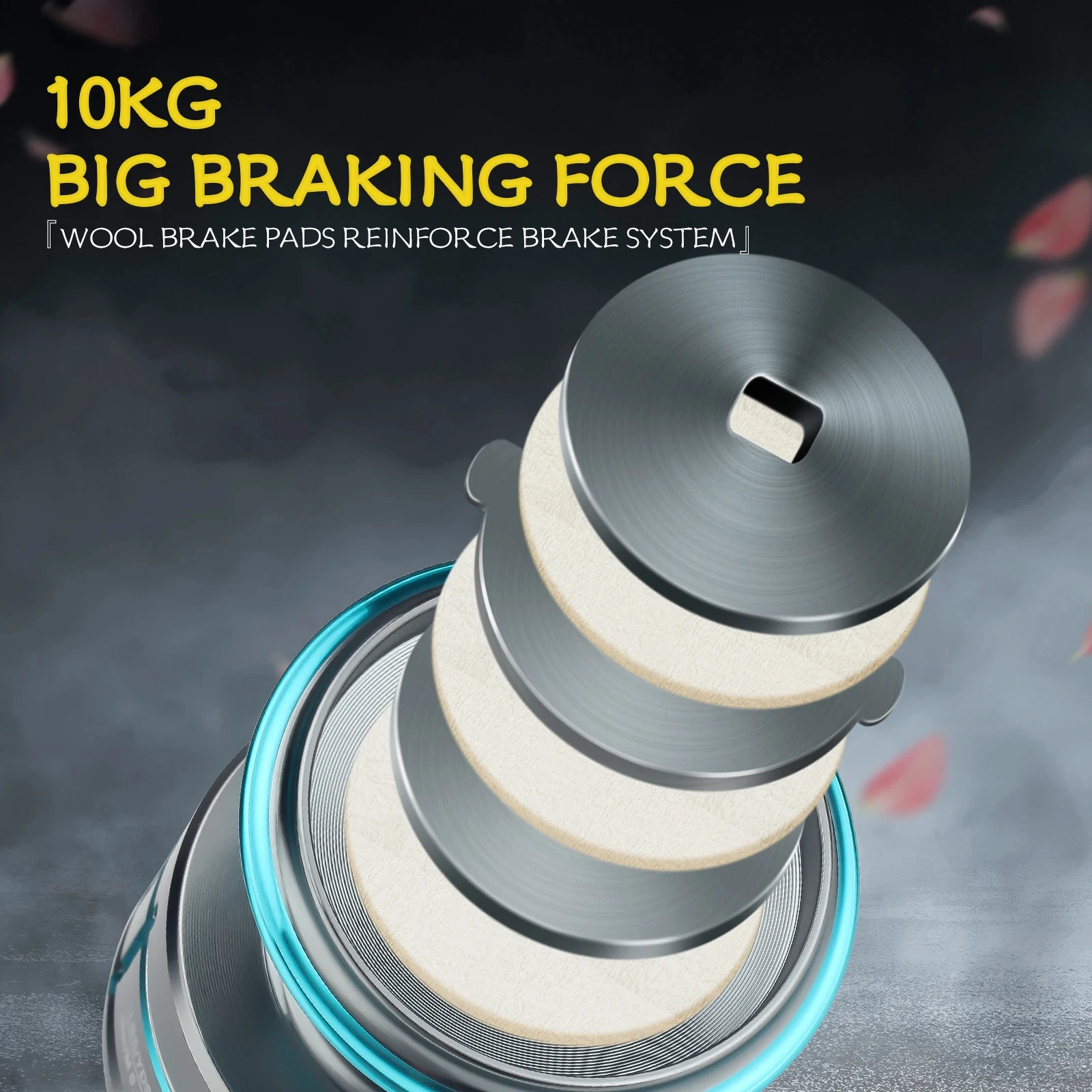 Spinning Gapless Fishing Reel 5.2:1/4.8:1 Gear Ratio 10KG Max Drag Stainless Steel 3+1BB Metal Spool for Freshwater Saltwater - imagen 5