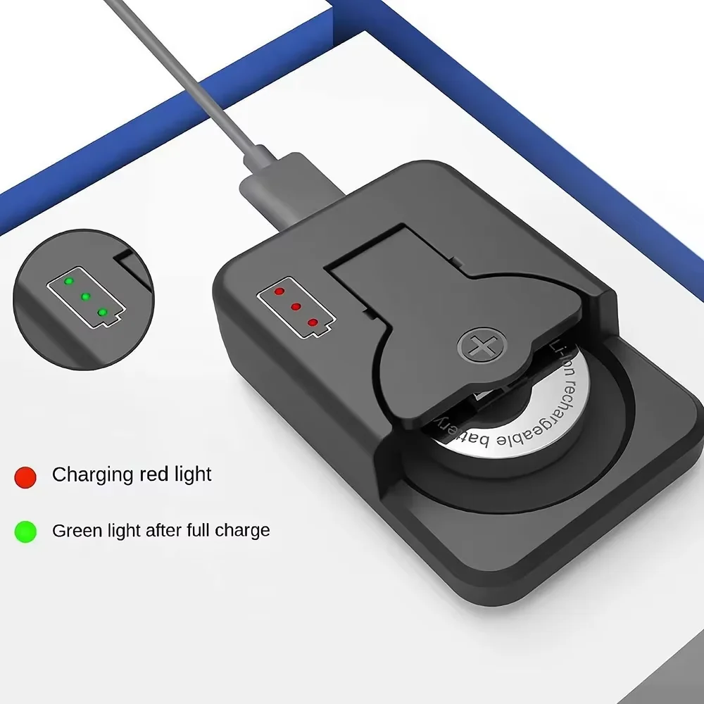 Pila recargable LIR2032 3,6V con cargador para electrónica de pesca - imagen 5