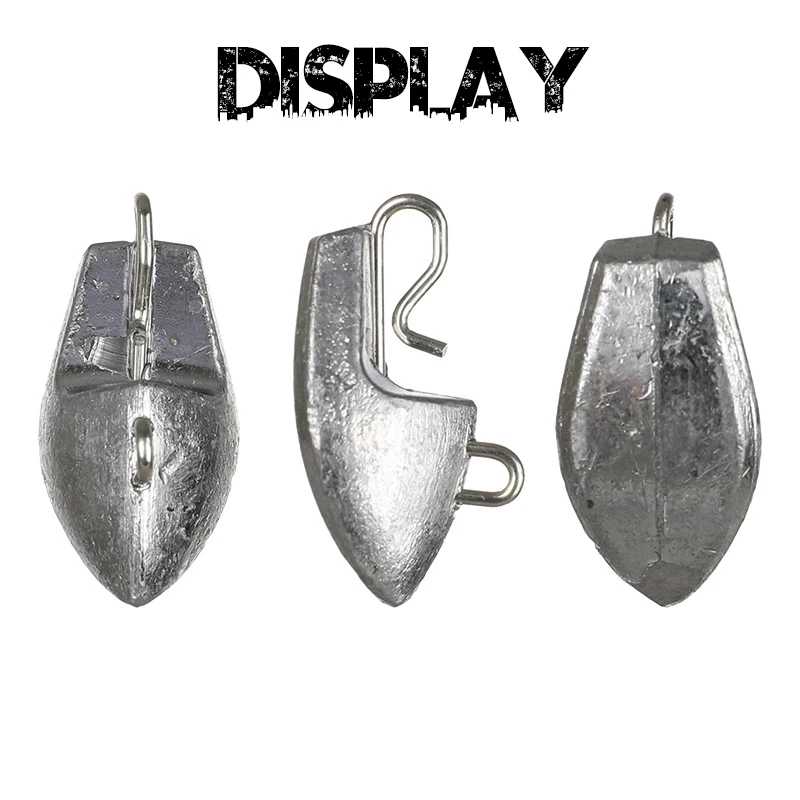 Plomos de Pesca de 10 piezas, 7g, 9g, 14g, cabeza de plantilla, aparejos de peso, conexión rápida, accesorios de Pesca - imagen 2
