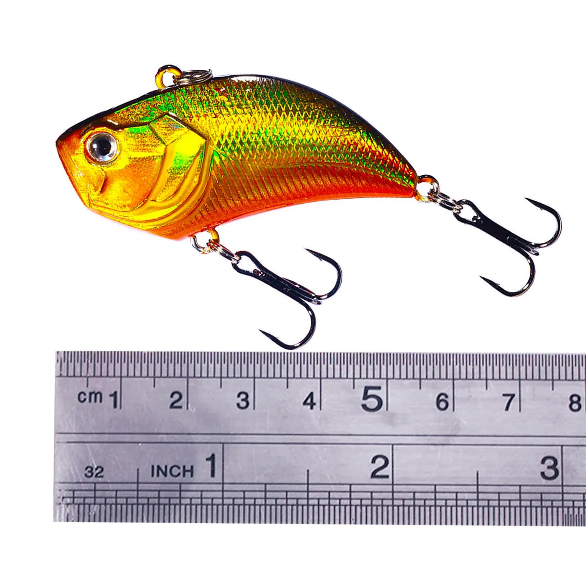 WHYY señuelo de Pesca Artificial, cebo duro de plástico con cuentas de sonido, 5,4 cm, 13g, simulación de Pesca en el océano - imagen 5