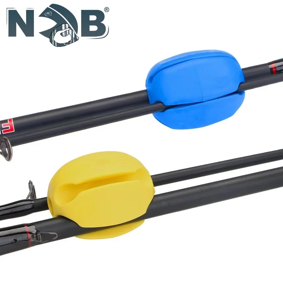 NGB-caña de pescar con bola fija, protección anticolisión de silicona, tapón de Clip para caña de pescar, accesorios duraderos para pesca de carpa, 1 ud.