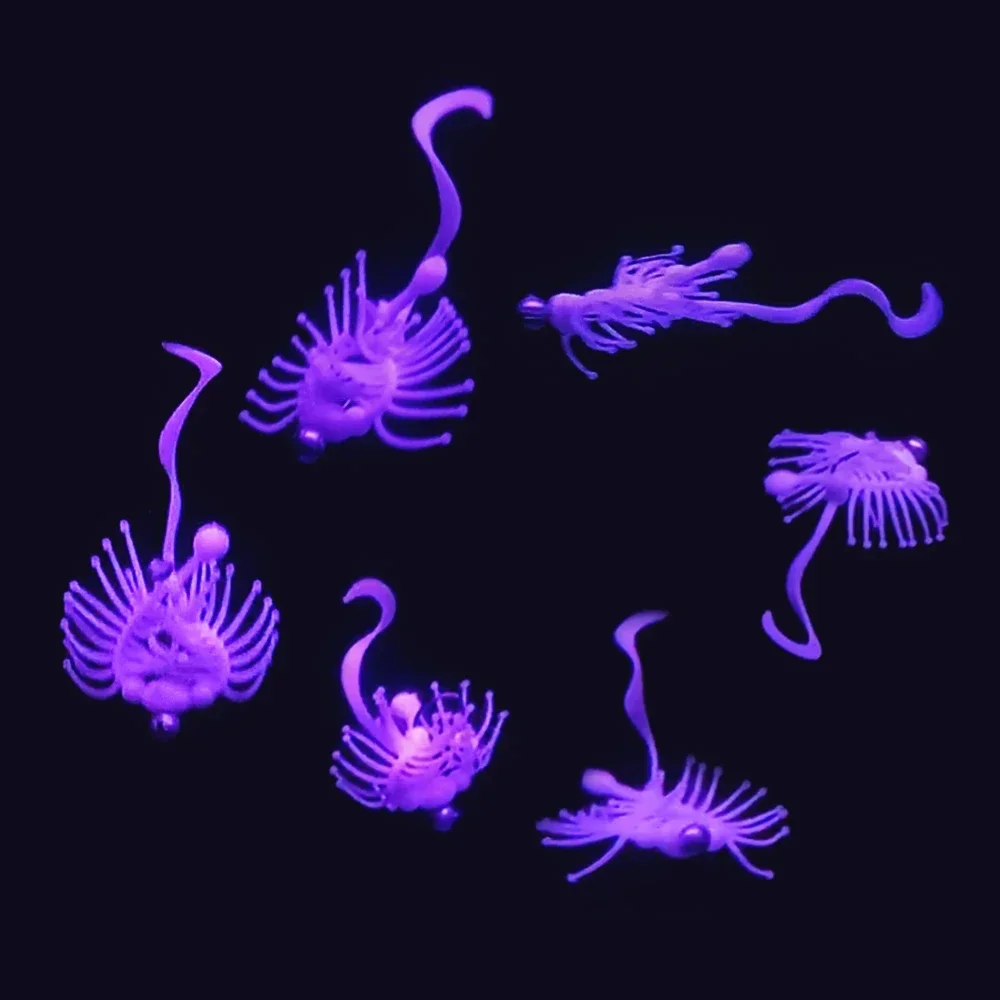 Spinpoler-cebo suave de aparejos múltiples, señuelo de pesca de gusano, Swimbait UV/falda luminosa, larva TPR, aparejos multiusos de natación flexibles - imagen 5