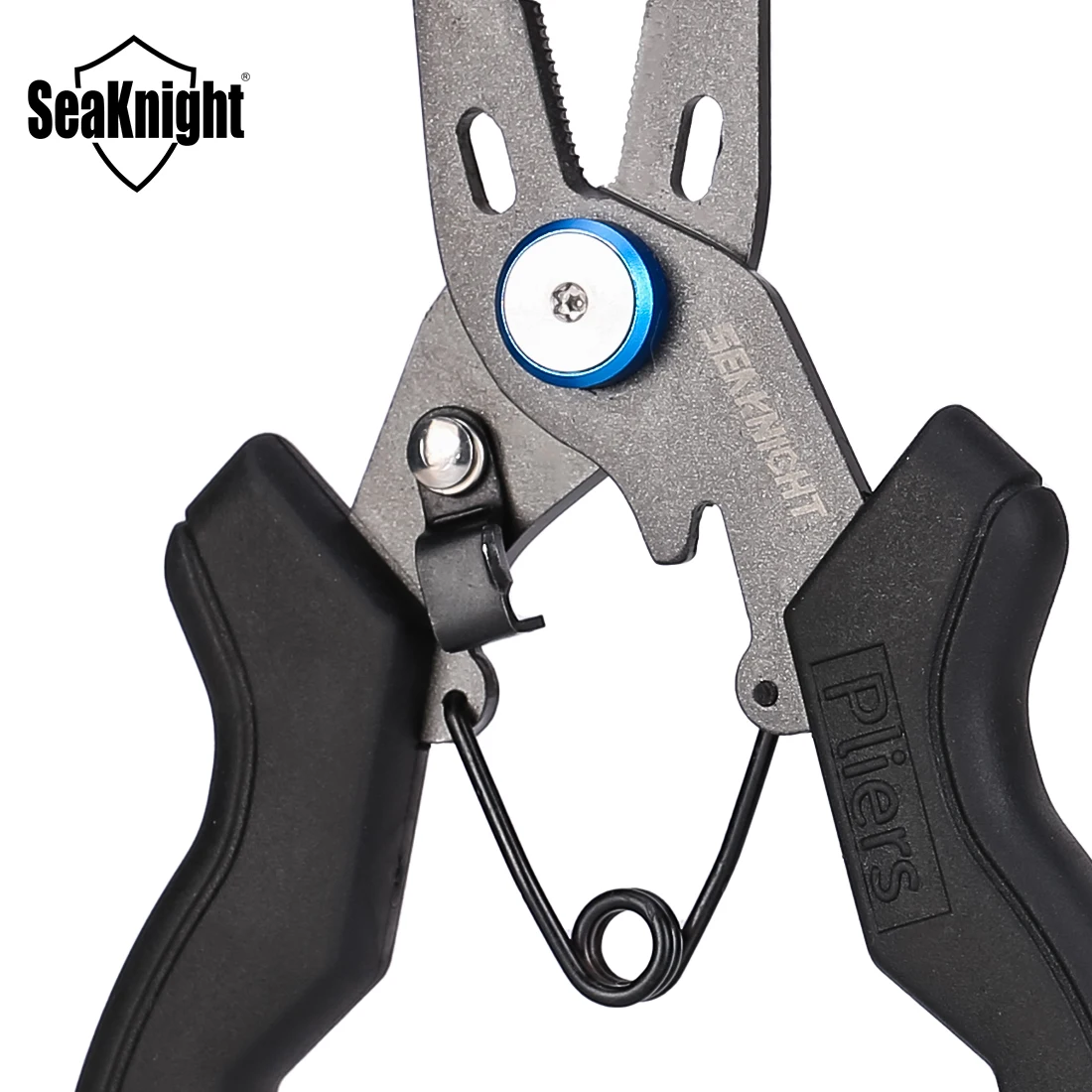 Herramientas de pesca marca SeaKnight, alicates de pesca multifuncionales, 80,7g, corte de línea PE ligero y fuerte, alta calidad - imagen 5