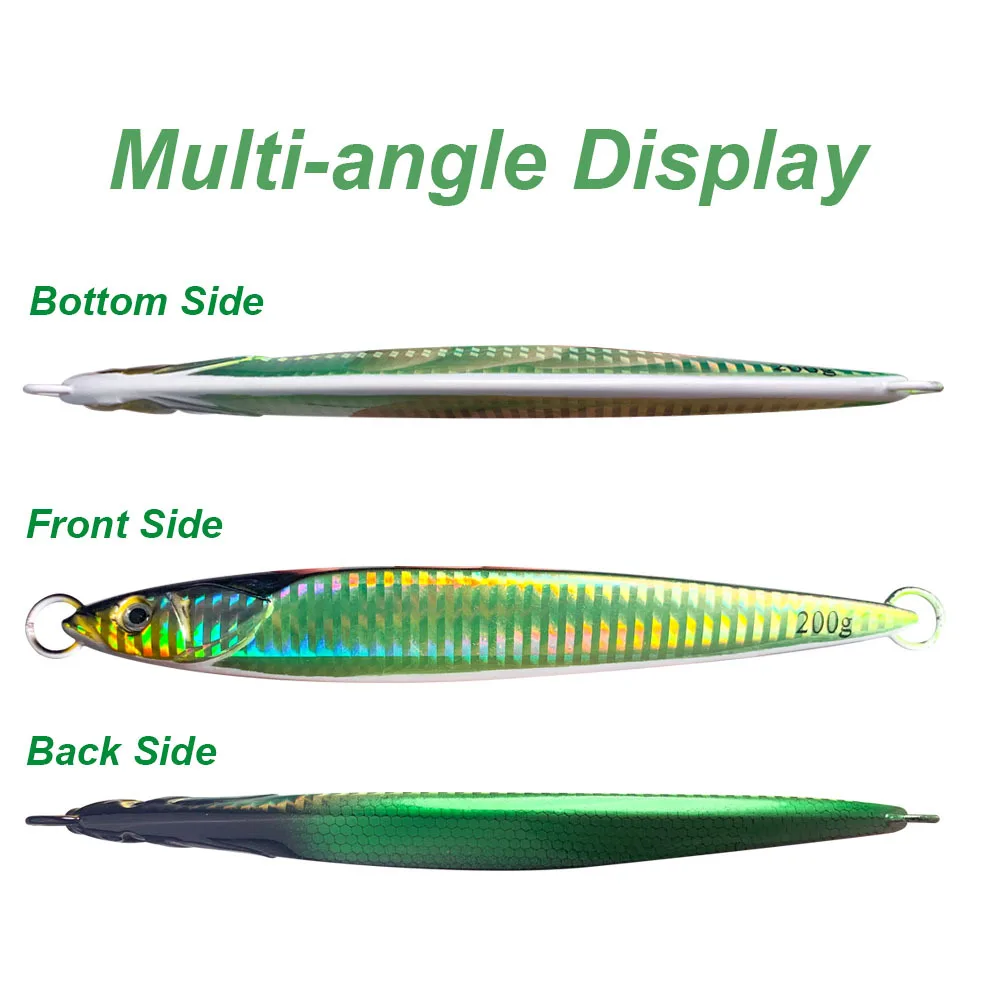 AI-SHOUYU Señuelo Jigging Metálico Lento - Cebo Plomo Pesca - imagen 5