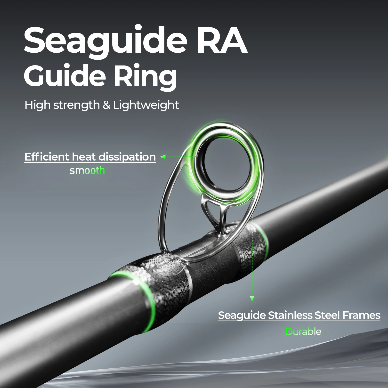 Cañas de pescar M1 PIKE H/XH, peso del señuelo de 200g, potente caña de cabeza de serpiente para Lucio, caña gigante de acción rápida giratoria de 2,13-2,69 M - imagen 2