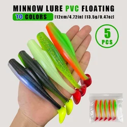 Swimbait de silicona con cola en T – Señuelo para agua dulce y salada
