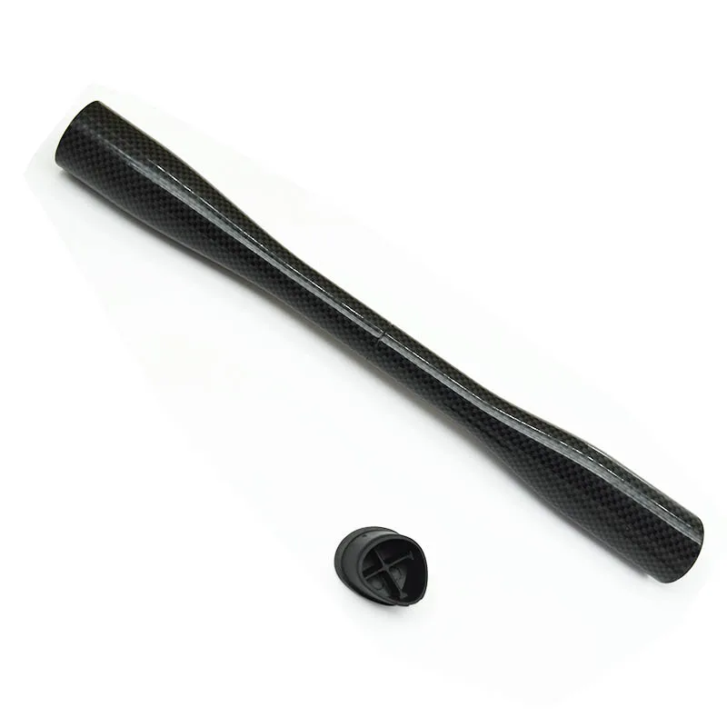 Agarre de patrón de tubo decorativo cónico de carbono 1K, componentes de reparación de construcción DIY, señuelo de forma especial, mango de caña de pescar - imagen 2