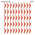 Red-30mm-0.38g-50pcs