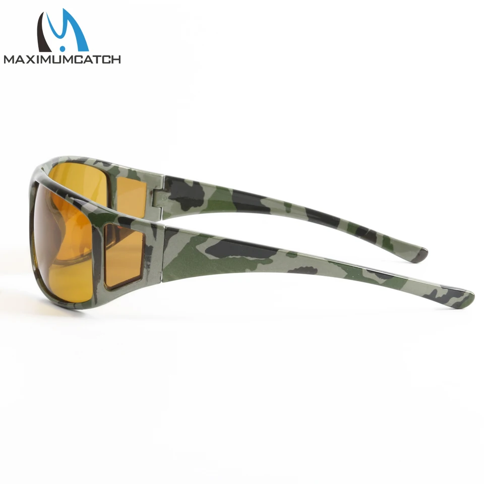 Gafas de sol polarizadas para pesca con mosca Maximumcatch, color gris/amarillo/marrón para elegir gafas de sol de pesca - imagen 5