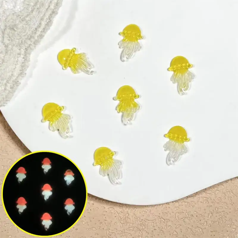 Pegatinas de medusas para manicura, 1/2/3 piezas, dos colores, impermeables y duraderas, diseño Smd, fáciles de llevar, exquisitas y bonitas - imagen 4
