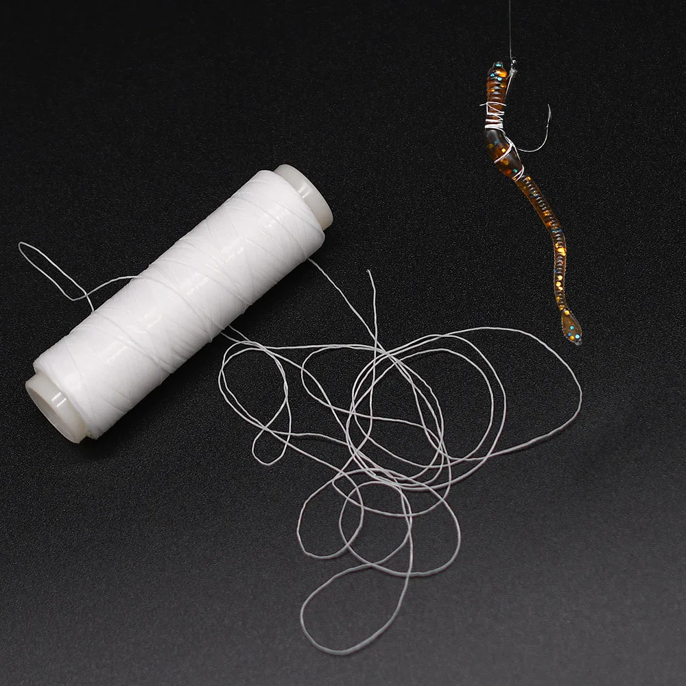 1 unidad de hilo elástico para cebo, hilo de pescar Invisible elástico, hilo de pesca transparente de 0,1mm/0,15mm/0,2mm/0,25mm/0,3mm - imagen 4
