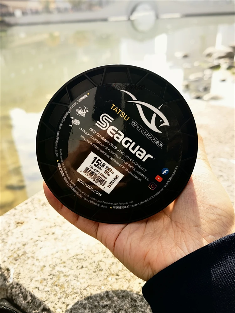 Línea de fluorocarbono TATSU Seaguard japonés Original, línea de carbono, cable subfrontal, línea principal, Rollo Extra grande - imagen 5