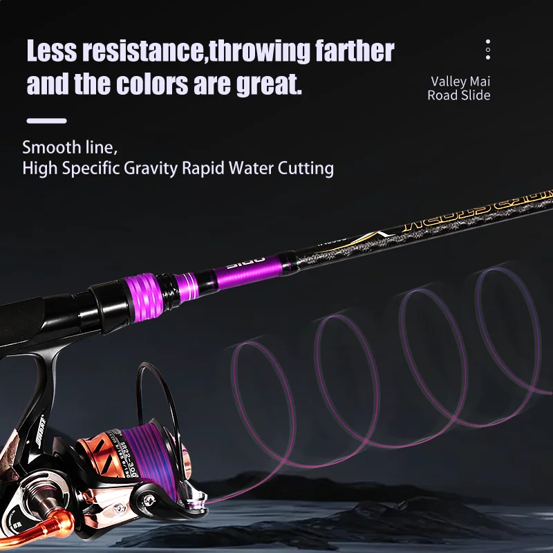 Línea de pesca de monofilamento Multicolor ZUKIBO, línea de pesca de nailon monofilamento de 150m, 200m, línea de pesca de monofilamento, línea de hundimiento - imagen 5