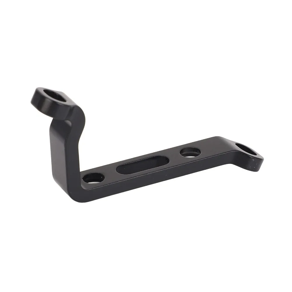 Adaptador freno disco aluminio Post-Mount a Flat-Mount CNC negro - imagen 4