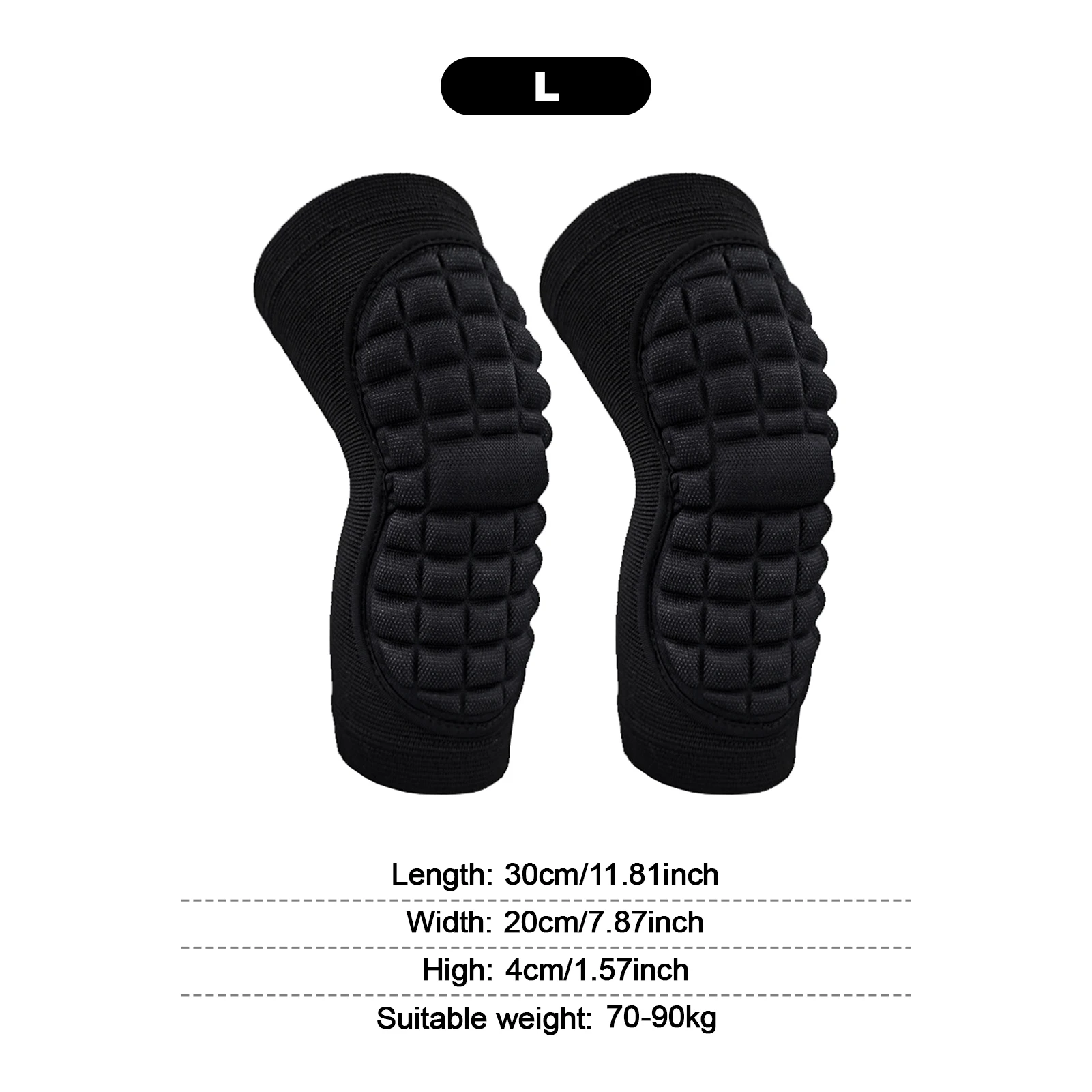 Protector de articulación de codo, pulsera de presión para entrenamiento deportivo, esquí al aire libre, ciclismo, rodillera gruesa, equipos deportivos, 2 uds. - imagen 4